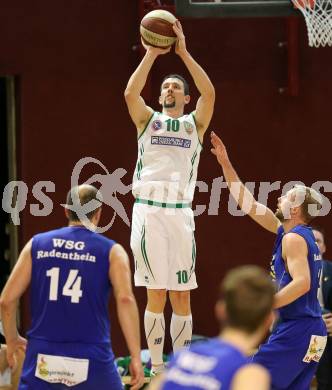 Basketball 2. Bundesliga 2015/16 VF Spiel 1. KOS Celovec gegen Radenthein Garnets. Grega Mali,  (KOS Celovec), Vjeran Soldo, Jure Misic (Radenthein). Klagenfurt, 19.3.2016.
Foto: Kuess
---
pressefotos, pressefotografie, kuess, qs, qspictures, sport, bild, bilder, bilddatenbank