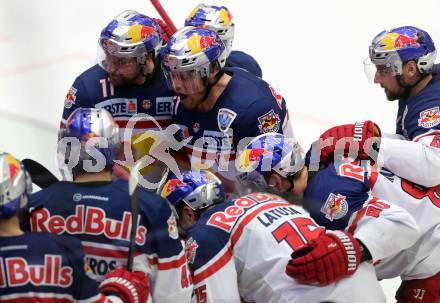 EBEL. Eishockey Bundesliga. EC VSV gegen EC Red Bull Salzburg. Torjubel (Salzburg). Villach, am 20.3.2016.
Foto: Kuess 


---
pressefotos, pressefotografie, kuess, qs, qspictures, sport, bild, bilder, bilddatenbank