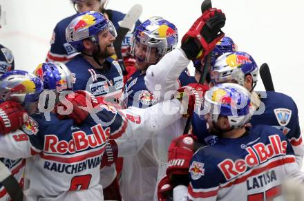 EBEL. Eishockey Bundesliga. EC VSV gegen EC Red Bull Salzburg. Torjubel (Salzburg). Villach, am 20.3.2016.
Foto: Kuess 


---
pressefotos, pressefotografie, kuess, qs, qspictures, sport, bild, bilder, bilddatenbank