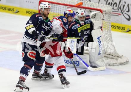 EBEL. Eishockey Bundesliga. EC VSV gegen EC Red Bull Salzburg. Rick Schofield, Jean Philippe Lamoureux,  (VSV), Manuel Latusa (Salzburg). Villach, am 20.3.2016.
Foto: Kuess 


---
pressefotos, pressefotografie, kuess, qs, qspictures, sport, bild, bilder, bilddatenbank