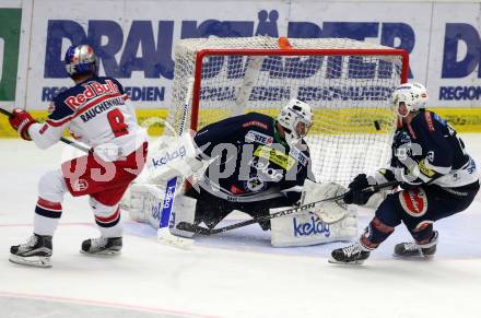 EBEL. Eishockey Bundesliga. EC VSV gegen EC Red Bull Salzburg. Jean Philippe Lamoureux, Ryan McKiernan, (VSV), Alexander Rauchenwald  (Salzburg). Villach, am 20.3.2016.
Foto: Kuess 


---
pressefotos, pressefotografie, kuess, qs, qspictures, sport, bild, bilder, bilddatenbank