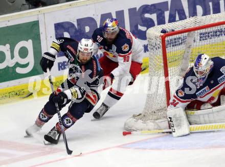 EBEL. Eishockey Bundesliga. EC VSV gegen EC Red Bull Salzburg. Eric Hunter,  (VSV), Zdenek Kutlak (Salzburg). Villach, am 24.3.2016.
Foto: Kuess 


---
pressefotos, pressefotografie, kuess, qs, qspictures, sport, bild, bilder, bilddatenbank