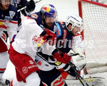 EBEL. Eishockey Bundesliga. EC VSV gegen EC Red Bull Salzburg. Benjamin Petrik, (VSV), Zdenek Kutlak (Salzburg). Villach, am 24.3.2016.
Foto: Kuess 


---
pressefotos, pressefotografie, kuess, qs, qspictures, sport, bild, bilder, bilddatenbank