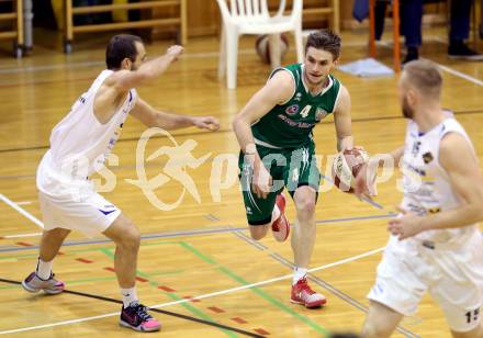 Basketball 2. Bundesliga. Viertelfinale. WSG Radenthein Garnets gegen KOS Celovec. Patrick Biedermann (Radenthein), Ziga Erculj (KOS). Radenthein, am 26.3.2016.
Foto: Kuess
---
pressefotos, pressefotografie, kuess, qs, qspictures, sport, bild, bilder, bilddatenbank