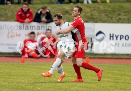 Fussball Kaerntner Liga. Voelkermarkt gegen ATUS Ferlach. (Voelkermarkt),  Nico Kavelar  (Ferlach). Voelkermarkt, am 1.4.2016.
Foto: Kuess
---
pressefotos, pressefotografie, kuess, qs, qspictures, sport, bild, bilder, bilddatenbank