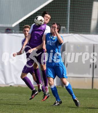 Fussball. Unterliga Ost. Austria Klagenfurt Amateure gegen Sele Zell. Pascal Fabian Lorenz (Austria Klagenfurt Amateure), Gabriel Gregorn (Sele Zell). Klagenfurt, 3. 4. 2016.
Foto: Kuess
---
pressefotos, pressefotografie, kuess, qs, qspictures, sport, bild, bilder, bilddatenbank