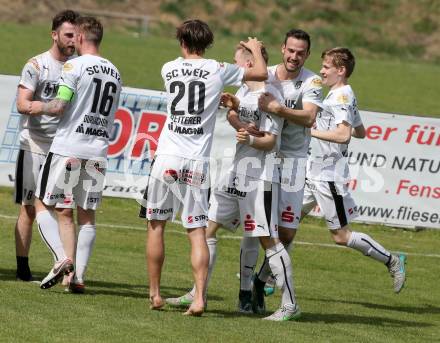 Fussball Regionalliga. Annabichler SV gegen SC Sparkasse Weiz. Torjubel Weiz. Annabichl, am 3.4.2016.
Foto: Kuess
---
pressefotos, pressefotografie, kuess, qs, qspictures, sport, bild, bilder, bilddatenbank