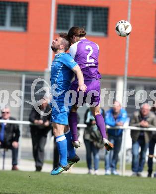 Fussball. Unterliga Ost. Austria Klagenfurt Amateure gegen Sele Zell. Raphael Nageler (Austria Klagenfurt Amateure), Dejan Bozicic (Sele Zell). Klagenfurt, 3. 4. 2016.
Foto: Kuess
---
pressefotos, pressefotografie, kuess, qs, qspictures, sport, bild, bilder, bilddatenbank