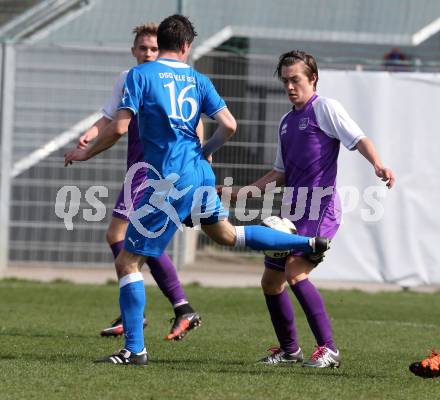 Fussball. Unterliga Ost. Austria Klagenfurt Amateure gegen Sele Zell. Pascal Fabian Lorenz (Austria Klagenfurt Amateure), Gabriel Gregorn (Sele Zell). Klagenfurt, 3. 4. 2016.
Foto: Kuess
---
pressefotos, pressefotografie, kuess, qs, qspictures, sport, bild, bilder, bilddatenbank