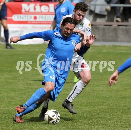 Fussball Regionalliga. Annabichler SV gegen SC Sparkasse Weiz. Almedin Hota, (ASV), Thomas Raser (Weiz). Annabichl, am 3.4.2016.
Foto: Kuess
---
pressefotos, pressefotografie, kuess, qs, qspictures, sport, bild, bilder, bilddatenbank