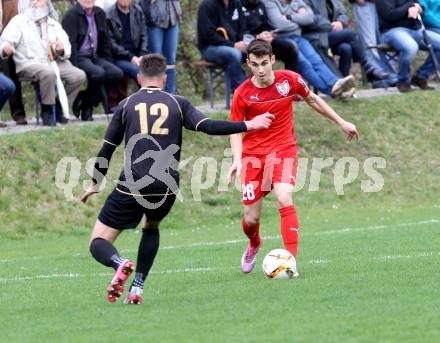 Fussball. Kaerntner Liga. Atus Ferlach gegen Koettmannsdorf. Martin Sustersic (Ferlach), Daniel Globotschnig (Koettmannsdorf). Ferlach, 9.4.2016.
Foto: Kuess
---
pressefotos, pressefotografie, kuess, qs, qspictures, sport, bild, bilder, bilddatenbank