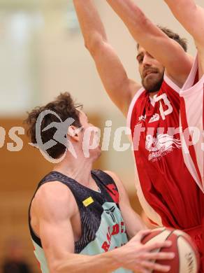 Basketball 2. Bundesliga 2015/16 Playoff Halbfinale 2.Spiel. Villach Raiders gegen St. Poelten Dragons. Simon Finzgar (Villach), Lukas Boeck (St. Poelten). Villach, 9.4.2016.
Foto: Kuess
---
pressefotos, pressefotografie, kuess, qs, qspictures, sport, bild, bilder, bilddatenbank