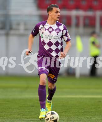 Fussball Sky Go Erste Liga. SK Austria Klagenfurt gegen Austria Lustenau.  Florian Neuhold (Klagenfurt). Klagenfurt, am 12.4.2016.
Foto: Kuess
---
pressefotos, pressefotografie, kuess, qs, qspictures, sport, bild, bilder, bilddatenbank