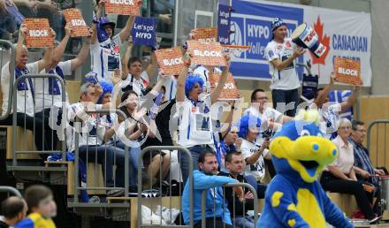 Volleyball AVL. Finale. SK Posojilnica  Aich/Dob gegen HYPO Tirol. Fans (Tirol). Bleiburg, am 16.4.2016.
Foto: Kuess
---
pressefotos, pressefotografie, kuess, qs, qspictures, sport, bild, bilder, bilddatenbank