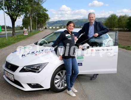 Triathlon. Kaernten Sport. Autouebergabe an Lisa Perterer. Lisa Perterer, Werner Pietsch (Kelag). Klagenfurt, 19.4.2016.
Foto: Kuess
---
pressefotos, pressefotografie, kuess, qs, qspictures, sport, bild, bilder, bilddatenbank