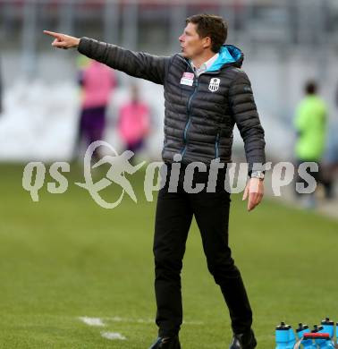 Fussball Sky Go Erste Liga. SK Austria KLagenfurt gegen LASK.  Trainer Oliver Glassner  (LASK). KLagenfurt, am 29.4.2016. 
Foto: Kuess
---
pressefotos, pressefotografie, kuess, qs, qspictures, sport, bild, bilder, bilddatenbank