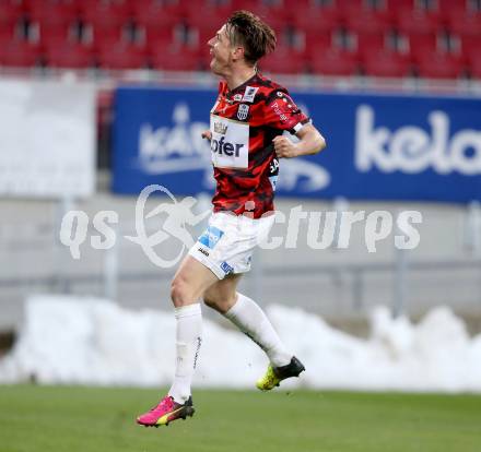 Fussball Sky Go Erste Liga. SK Austria KLagenfurt gegen LASK.  Torjubel Rene Gartler  (LASK). KLagenfurt, am 29.4.2016. 
Foto: Kuess
---
pressefotos, pressefotografie, kuess, qs, qspictures, sport, bild, bilder, bilddatenbank