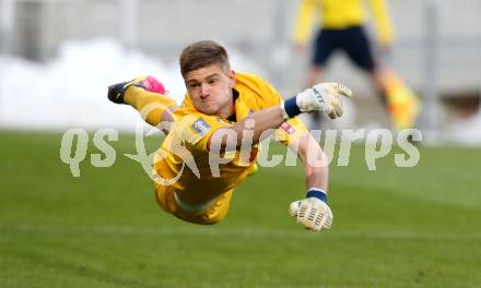 Fussball Sky Go Erste Liga. SK Austria KLagenfurt gegen LASK.  Filip Dmitrovic (Klagenfurt). KLagenfurt, am 29.4.2016. 
Foto: Kuess
---
pressefotos, pressefotografie, kuess, qs, qspictures, sport, bild, bilder, bilddatenbank