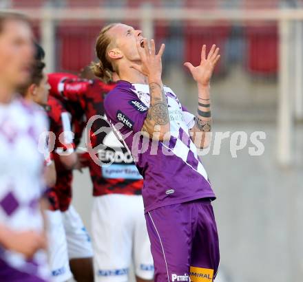 Fussball Sky Go Erste Liga. SK Austria KLagenfurt gegen LASK. Dominic Puercher (Klagenfurt). KLagenfurt, am 29.4.2016. 
Foto: Kuess
---
pressefotos, pressefotografie, kuess, qs, qspictures, sport, bild, bilder, bilddatenbank