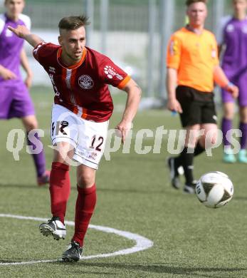 Fussball Unterliga Ost. SK Austria Klagenfurt Amateure gegen Ludmannsdorf.  Gerfried Einspieler  (Ludmannsdorf). Klagenfurt, am 30.4.2016.
Foto: Kuess
---
pressefotos, pressefotografie, kuess, qs, qspictures, sport, bild, bilder, bilddatenbank