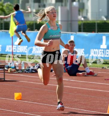 Leichtathletik. 60 Jahr Feier KLC.  Sarah Lagger. Klagenfurt, am 30.4.2016.
Foto: Kuess
---
pressefotos, pressefotografie, kuess, qs, qspictures, sport, bild, bilder, bilddatenbank