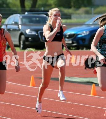 Leichtathletik. 60 Jahr Feier KLC.  Carina Poelzl. Klagenfurt, am 30.4.2016.
Foto: Kuess
---
pressefotos, pressefotografie, kuess, qs, qspictures, sport, bild, bilder, bilddatenbank