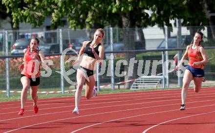 Leichtathletik. 60 Jahr Feier KLC.  Carina Poelzl (Mitte). Klagenfurt, am 30.4.2016.
Foto: Kuess
---
pressefotos, pressefotografie, kuess, qs, qspictures, sport, bild, bilder, bilddatenbank