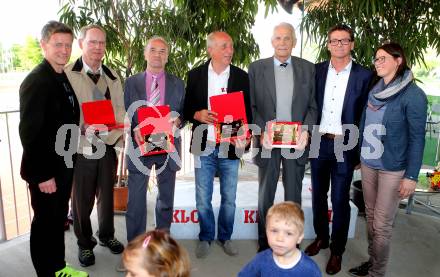 Leichtathletik. 60 Jahr Feier KLC.  Arno Arthofer, Willibald Urban Sussitz, Robert kropiunik, Elmar Kunauer, Werner Pullnig, Betina Germann. Klagenfurt, am 30.4.2016.
Foto: Kuess
---
pressefotos, pressefotografie, kuess, qs, qspictures, sport, bild, bilder, bilddatenbank