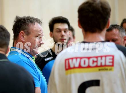 Handball Bundesliga. SC Ferlach gegen St. Poelten. Trainer Ivan Vajdl (Ferlach). Ferlach, am 5.5.2016.
Foto: Kuess 
---
pressefotos, pressefotografie, kuess, qs, qspictures, sport, bild, bilder, bilddatenbank