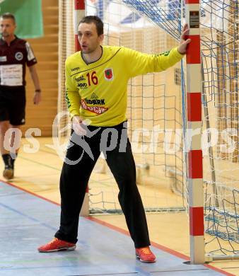 Handball Bundesliga. SC Ferlach gegen St. Poelten.  Domen Oslovnik  (Ferlach). Ferlach, am 5.5.2016.
Foto: Kuess 
---
pressefotos, pressefotografie, kuess, qs, qspictures, sport, bild, bilder, bilddatenbank