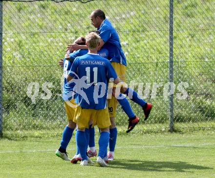 Fussball Kaerntner Liga. Koettmannsdorf gegen Bleiburg. Torjubel Bleiburg. Koettmannsdorf, am 15.5.2016.
Foto: Kuess
---
pressefotos, pressefotografie, kuess, qs, qspictures, sport, bild, bilder, bilddatenbank