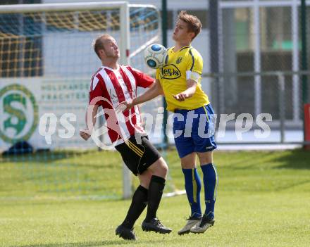 Fussball Unterliga Ost. Liebenfels gegen Ruden. Martin Hinteregger, Ernst  (Liebenfels), Georg Spitzer (Ruden). Liebenfels, am 28.5.2016.
Foto: Kuess
---
pressefotos, pressefotografie, kuess, qs, qspictures, sport, bild, bilder, bilddatenbank