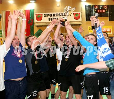 Handball Bundesliga. SC Ferlach gegen HSG Holding Graz. Jubel (Ferlach). Ferlach, am 29.5.2016.
Foto: Kuess
---
pressefotos, pressefotografie, kuess, qs, qspictures, sport, bild, bilder, bilddatenbank