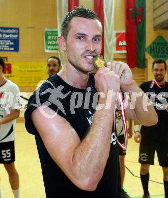 Handball Bundesliga. SC Ferlach gegen HSG Holding Graz. Dean Pomorisac (Ferlach). Ferlach, am 29.5.2016.
Foto: Kuess
---
pressefotos, pressefotografie, kuess, qs, qspictures, sport, bild, bilder, bilddatenbank