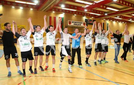 Handball Bundesliga. SC Ferlach gegen HSG Holding Graz. Jubel (Ferlach). Ferlach, am 29.5.2016.
Foto: Kuess
---
pressefotos, pressefotografie, kuess, qs, qspictures, sport, bild, bilder, bilddatenbank