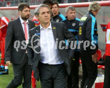 Fussball Laenderspiel Oesterreich gegen Malta. Trainer Marcel Koller (Oesterreich). Woerthersee Stadion KLagenfurt, am 31.5.2016.
Foto: Kuess
---
pressefotos, pressefotografie, kuess, qs, qspictures, sport, bild, bilder, bilddatenbank