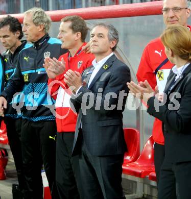 Fussball Laenderspiel Oesterreich gegen Malta. Trainer Marcel Koller (Oesterreich). Woerthersee Stadion KLagenfurt, am 31.5.2016.
Foto: Kuess
---
pressefotos, pressefotografie, kuess, qs, qspictures, sport, bild, bilder, bilddatenbank