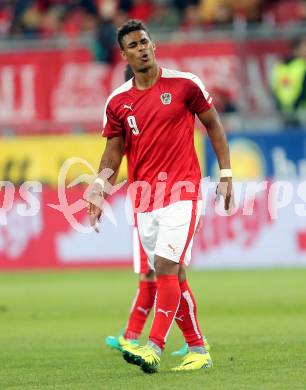 Fussball Laenderspiel Oesterreich gegen Malta. Ruben Okotie (Oesterreich). Woerthersee Stadion KLagenfurt, am 31.5.2016.
Foto: Kuess
---
pressefotos, pressefotografie, kuess, qs, qspictures, sport, bild, bilder, bilddatenbank