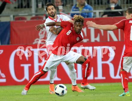 Fussball Laenderspiel Oesterreich gegen Malta. David Alaba, (Oesterreich), Rowen Muscat (Malta). Woerthersee Stadion KLagenfurt, am 31.5.2016.
Foto: Kuess
---
pressefotos, pressefotografie, kuess, qs, qspictures, sport, bild, bilder, bilddatenbank