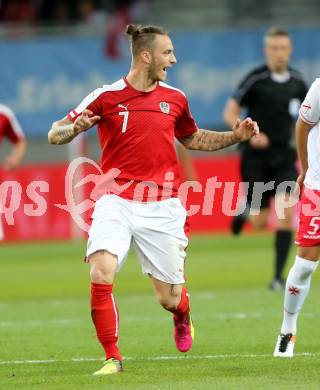 Fussball Laenderspiel Oesterreich gegen Malta. Marko Arnautovic (Oesterreich). Woerthersee Stadion KLagenfurt, am 31.5.2016.
Foto: Kuess
---
pressefotos, pressefotografie, kuess, qs, qspictures, sport, bild, bilder, bilddatenbank