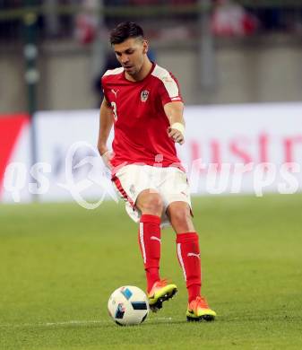 Fussball Laenderspiel Oesterreich gegen Malta. Aleksandar Dragovic (Oesterreich). Woerthersee Stadion KLagenfurt, am 31.5.2016.
Foto: Kuess
---
pressefotos, pressefotografie, kuess, qs, qspictures, sport, bild, bilder, bilddatenbank