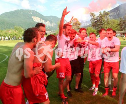 Fussball Kaerntner Liga. ATUS Ferlach gegen Feldkirchen. Jubel  (Ferlach). Ferlach, am 4.6.2016.
Foto: Kuess
---
pressefotos, pressefotografie, kuess, qs, qspictures, sport, bild, bilder, bilddatenbank