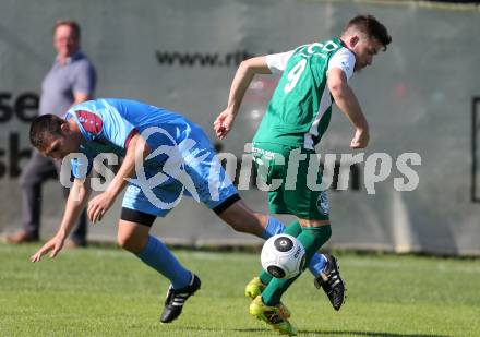 Fussball Unterliga Ost. Woelfnitz gegen Ludmannsdorf. Guido Lambacher,  (Woelfnitz), Marcel Quantschnig (Ludmannsdorf). Woelfnitz, am 28.5.2016.
Foto: Kuess
---
pressefotos, pressefotografie, kuess, qs, qspictures, sport, bild, bilder, bilddatenbank