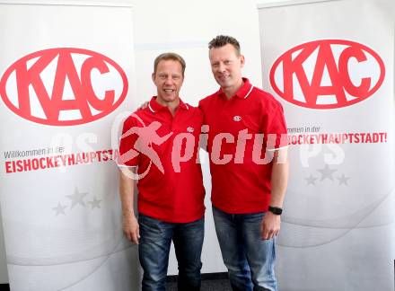 EBEL. Eishockey Bundesliga. KAC. Patric Wener, Pellegrims Mike (KAC). Klagenfurt, am 9.5.2016.
Foto: Kuess 
---
pressefotos, pressefotografie, kuess, qs, qspictures, sport, bild, bilder, bilddatenbank