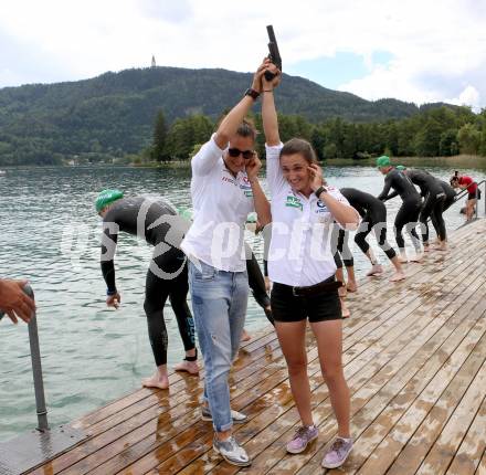 Woerthersee Triathlon. Jolanta Ogar, Lara Vadlau. Poertschach, 4.6.2016.
Foto: Kuess
---
pressefotos, pressefotografie, kuess, qs, qspictures, sport, bild, bilder, bilddatenbank