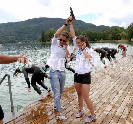 Woerthersee Triathlon. Jolanta Ogar, Lara Vadlau. Poertschach, 4.6.2016.
Foto: Kuess
---
pressefotos, pressefotografie, kuess, qs, qspictures, sport, bild, bilder, bilddatenbank