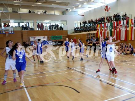 Basketball. Schuelerliga.  NMS Wolfsberg gegen Wien. Villach, 28.4.2016.
Foto: Kuess
---
pressefotos, pressefotografie, kuess, qs, qspictures, sport, bild, bilder, bilddatenbank