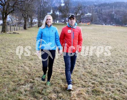 Nordische Kombination. Tomaz Druml mit Freundin Nicole. Feistritz an der Gail, 6.2.2016.
Foto: Kuess
---
pressefotos, pressefotografie, kuess, qs, qspictures, sport, bild, bilder, bilddatenbank