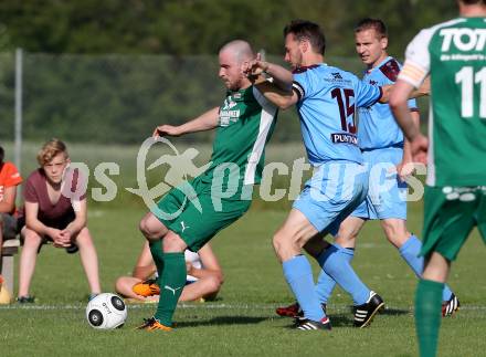 Fussball Unterliga Ost. Woelfnitz gegen Ludmannsdorf. Christoph Wrulich, (Woelfnitz), Jernej Smukavec (Ludmannsdorf). Woelfnitz, am 28.5.2016.
Foto: Kuess
---
pressefotos, pressefotografie, kuess, qs, qspictures, sport, bild, bilder, bilddatenbank