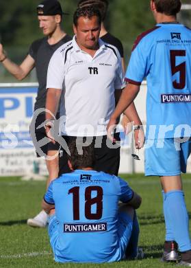 Fussball Unterliga Ost. Woelfnitz gegen Ludmannsdorf. Trainer Alexander Suppantschitsch, Guenther Zussner (Woelfnitz). Woelfnitz, am 28.5.2016.
Foto: Kuess
---
pressefotos, pressefotografie, kuess, qs, qspictures, sport, bild, bilder, bilddatenbank